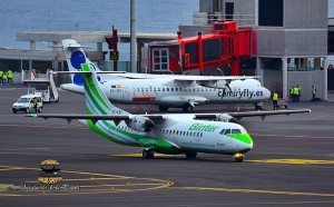 Die "Inselhüpfer" von Binter Canarias und Canaryfly: Auch sie tragen zu den ständig steigenden Passagierzahlen auf dem Airport SPC bei, insbesondere seit der Residentenrabatt von 50 auf 75 Prozent angehoben wurde. Foto: Carlos Díaz La Palma Spotting