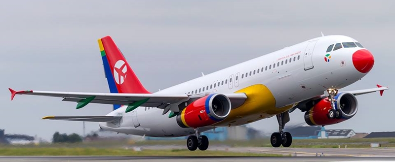 DAT-Maschine: ergänzt diesen Somemr die blaugepunktete Flotte von Canaryfly. Foto: Danish Air Transport