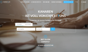 Zur Darstellung und zum Finden von Profis: Das neue Portal experttos.com beginnt sich zu füllen.