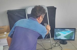 Freibad Los Llanos: Bei der Sanierung wurde auch eine Videoüberwachung installiert. Foto: Stadt