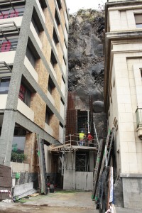 Stadtaufzug Santa Cruz de La Palma: Der Bau des Lifts hinauf nach San Telmo hat begonnen. Foto: La Palma 24