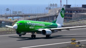 Germania: Die deutsche Airline weitet ihr Flugangebot auch auf La Palma ständig aus. Foto: Carlos Díaz La Palma Spotting