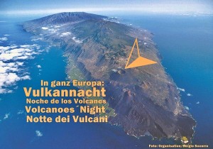 Eine informative Fiesta rings um die Feuerspucker im Süden von La Palma: Die Vulkannacht bricht an. Foto: Organisation