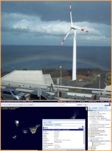 Einer der vier Windanlagen auf La Palma arbeitet schon lange zur Versorgung des Airports SPC: eine Übersicht gibt es auf der Grafcan-Website. Fotos: La Palma 24/Grafcan