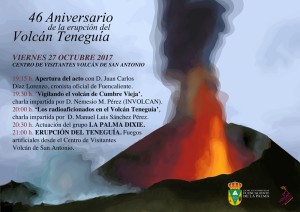 Geburtstagsfeier: Am 26. Oktober 1971 brach der Teneguía aus.
