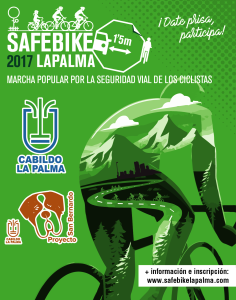 Safe Bike La Palma 2017: gemeinsam Radeln für mehr Sicherheit auf den Straßen.