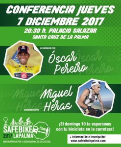 Vor dem nächsten Safe Bike La Palma: Gespräch mit den Promisportlern Óscar Pereira und Miguel Heras in der Casa Salazar in Santa Cruz de La Palma.