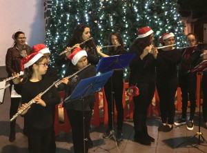 Weihnachten 2017 steht vor der Tür: Auf La Palma wird überall festlich musiziert. Foto: Inselmusikschule