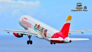 Iberia Express: Direktverbindung vom Drehkreuz Madrid nach SPC achtmal pro Woche im Sommer 2018. Foto: Carlos Díaz