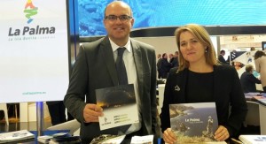 Alicia Vanoostende: Die Inseltourismusrätin wirbt auf der FITUR in Madrid für La Palma. Foto: Cabildo