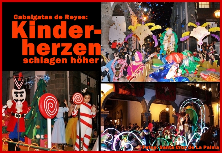 Cabalgata de Reyes: Diese Fotos aus Santa Cruz geben Inselgästen einen Eindruck, was sie bei den Dreikönigsumzügen erwartet. Foto: Stadt