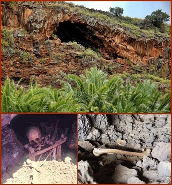 Begräbnishöhle i Barranco San Juan bei 