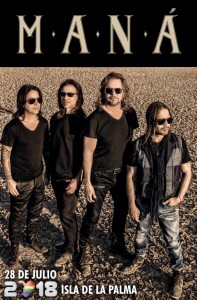 Maná: exklusives Konzert am 28. Juli 2018 beim Isla Bonita Love Festival im Hafen von Tazacorte.