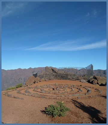 Restauriere Spirale am Pico de La Sabina: Auch hier trafen sich die Ureinwohner. Foto: Cabildo