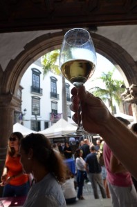 "Weindorf" Santa Cruz: Hier kann man die Vinos mit dem DO-Siegel von La Palma verkosten. Foto: Kontrollrat