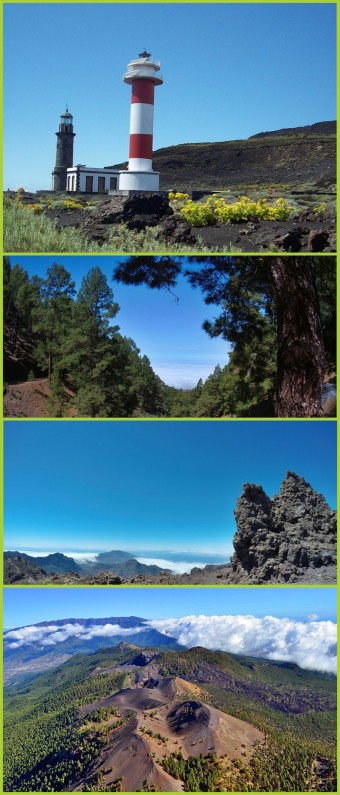 Wandern auf La Palma: Von der Mondlandschaft im Süden über die Cumbres und Kanarenkiefernwälder bis hinauf zum Calderarand