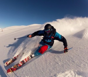 Hannes Namberger: Der Top-Skifahrer aus dem B-Kader des DSV zeigte auf La Palma, dass er auch beinharte Trails über die Vulkane von La Palma packt. Foto: Hannes