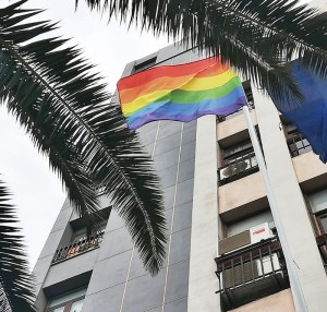 Die Fahne des LGTBI*-Kollektivs: