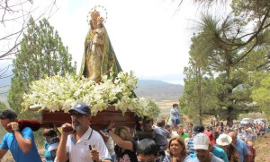 Nur alle drei Jahre: Der große Umzug in El Paso mit der Virgen del Pino.