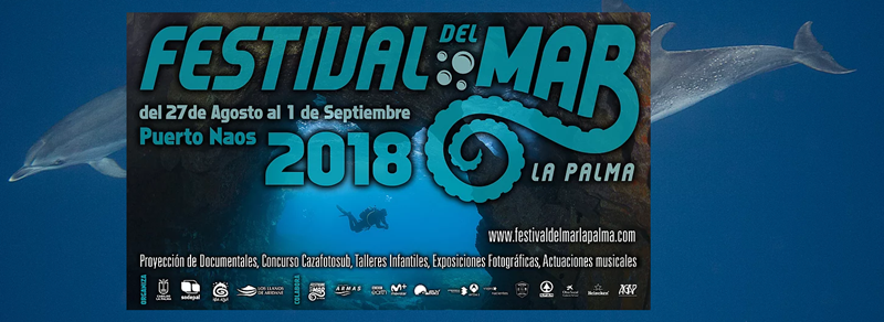 Schöne Aussichten für Freunde des Meeres. Vom 27. August bis zum 1. September 2018 laden das Cabildo und die Organisation Isla Azul zum dritten Mal zum Festival del Mar nach Puerto Naos ein. Wie immer gibt es tolle Bilder aus den Ozeanen dieser Welt zu sehen, Workshops für Kinder, Gespräche und Fotowettbewerbe im Atlantik. In diesem Sommer soll das Fest die Ausbeutung der Meere zum Schwerpunkt haben. Laut Isla Azul hat sich das Festival del Mar inzwischen zu einer Referenz in der Fachwelt der Kanaren gemausert. Für 2018 kündigt die Blaue-Insel-Gemeinschaft an, dass man das Event zusammen mit der Asociación Gastronóica Palera (AGAP) im Blick auf das leibliche Wohl der Besucher bereichern wolle. Zum gesamten Programm hier klicken.