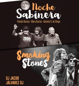 Noche Sabinera: Rolling-Stone-Feeling auf der Plaza Montserrat.