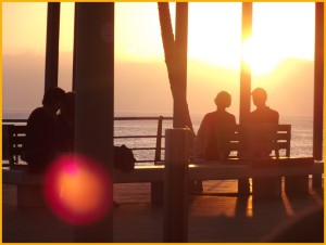 Sunset auf La Palma: Wunderschön, aber bitte niemals ohne Sonnenbrille genießen! Foto: La Palma 24