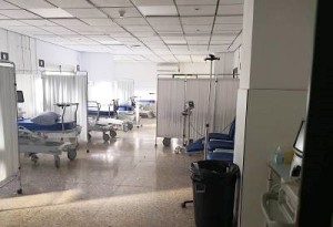 Die Notaufnahme im Candelaria-Krankenhaus auf Teneriffa: Mehrere Räume brannten aus, dieser auf dem Bild konnte inzwischen renoviert werden. Foto: GobCan