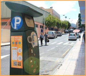 Parkometer nein, danke: Die Telpark-App ermöglicht es, das Parken in Los Llanos bargeldlos abzuwickeln. Foto: La Palma 24