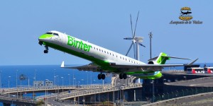 Binter: Die Airline verbindet SPC täglich mit Teneriffa und Gran Canarias. Foto: Carlos Díaz