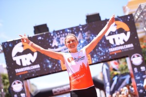 Ob sie 2019 auch wiederkommt? Ida Nilsson ist die erste Frau, die den Transvulcania Ultramarathon dreimal in Folge gewonnen hat. Foto: Rennleitung