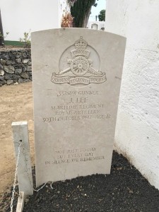 Das Grab von John Lee auf dem Friedhof in Mazo: Ein Stück England auf La Palma. Foto: Gemeinde
