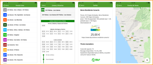 Eine App hilft: Busfahren auf La Palma.