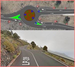 Fuencaliente: noch ein Kreisverkehr!