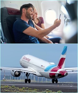 Eurowings: prämierte App und pünktliche Flieger. Fotos: Eurowings/Carlos Díaz