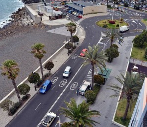 Die erste Phase der Strandstraßen-Umgestaltung: vom Hafenausgang bis zur Puente-Kreuzung. Foto: Stadt
