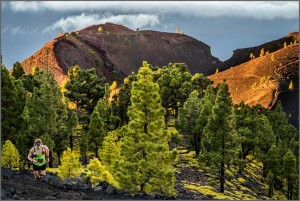 Transvulcania La Palma: Der Tanz über die Vulkane führt durch ständig wechselnde Landschaften. Foto: TRV-Rennleitung