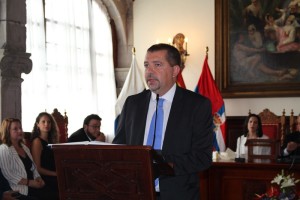 Juan Jose Cabrera Guelmes: Der PP-Politiker übernimmt den Chefsessel im Rathaus von Santa Cruz von Sergio Matos, der als Senator nun in Madrid Politik für La Palma macht. Foto: Stadt