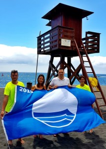 Playa Bajamar: Auch hier weht seit vielen Jahren jeden Sommer die Blaue Flagge. Foto: Breña Alta