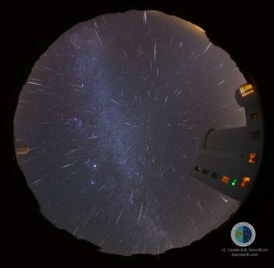 Sternschnuppen: Auf La Palma bei wolkenlosem Himmel zu beobachten. Pressefoto IAC