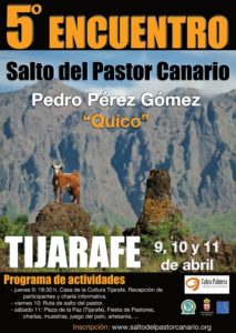 5. "Salto del Pastor Canario" in Tijarafe