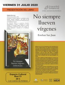 Buchlesung „No siempre llueven vírgenes“