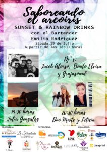 Festival Sunset & Rainbow Drinks