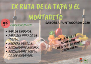 IX RUTA DE LA TAPA Y EL MONTADITO