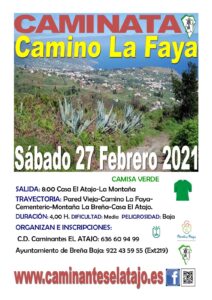 Wanderung Camino La Faya