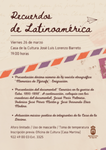 Veranstaltung “Recuerdos de Latinoamérica”
