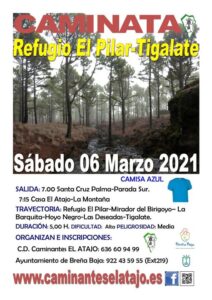 Wanderung Refugio El Pilar - Tigalate