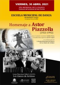 DÍA MUNDIAL DE LA DANZA zum 100. Geburtstag von Astor Piazzolla